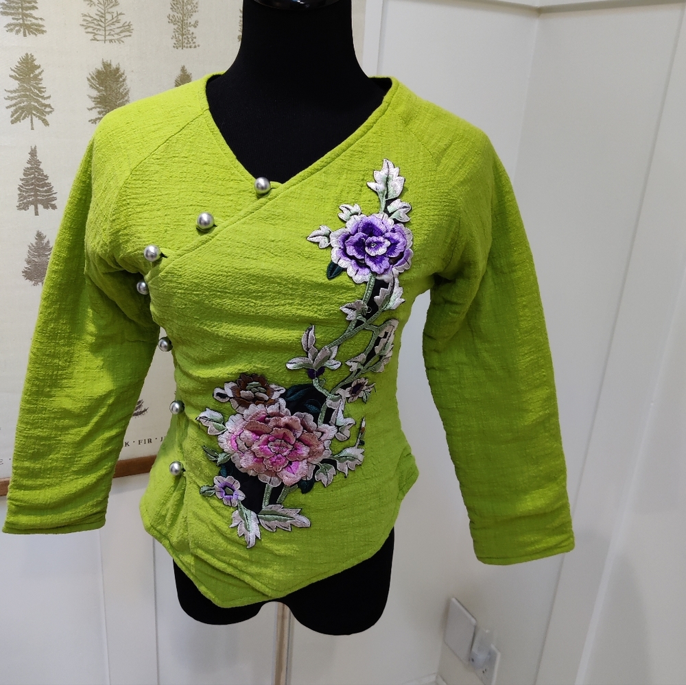 Vintage Pistachio Coat - XS
